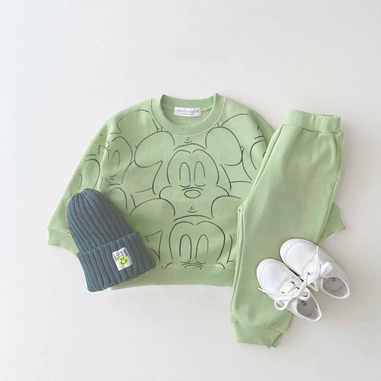 Thumbnail: New Designer Cartoon Clothing  Tracksuit Baby Boy Summer Printed Clothes T-shirt