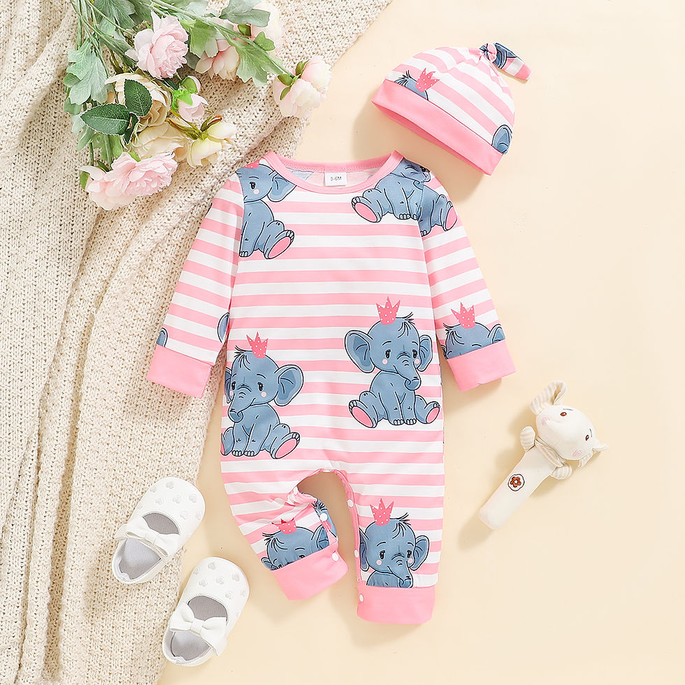 Thumbnail: Winter Newborn Infant Baby Boys Romper Bear Print Long Sleeve Button Up Front Ro