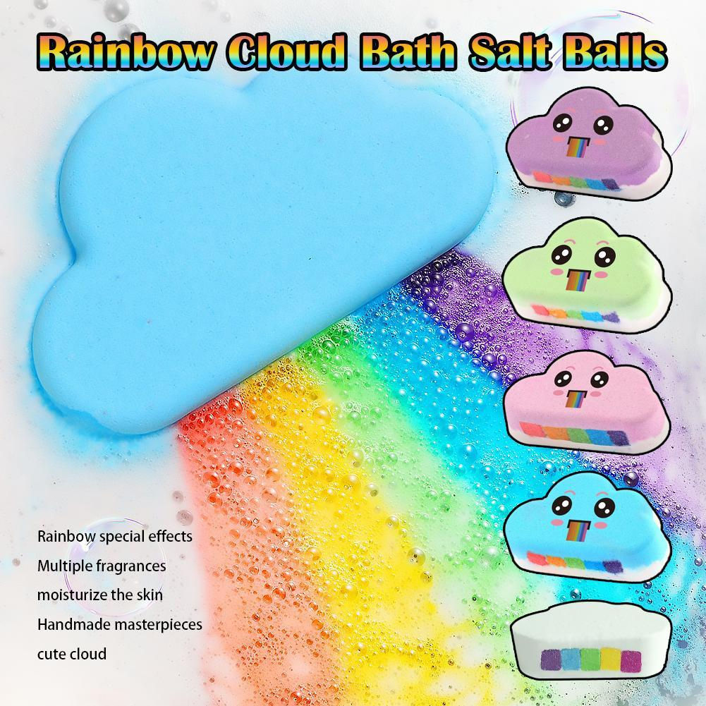 Rainbow Bath Bombs Gift Handmade Organic Bath Bombs for Kids Girls Perfect for B