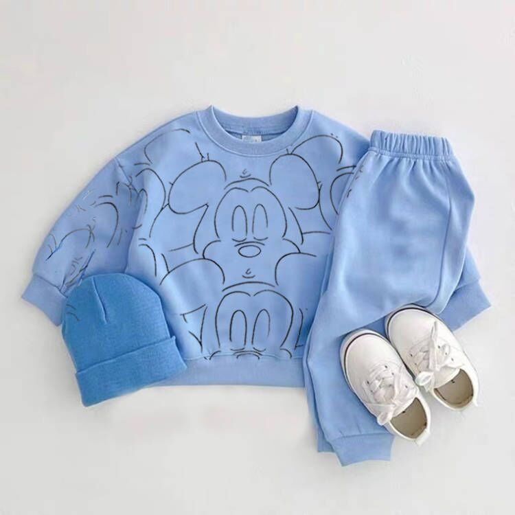 Thumbnail: New Designer Cartoon Clothing  Tracksuit Baby Boy Summer Printed Clothes T-shirt