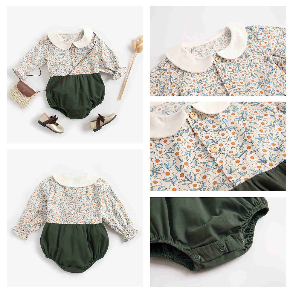 Thumbnail: BellaPetal™ Baby Romper