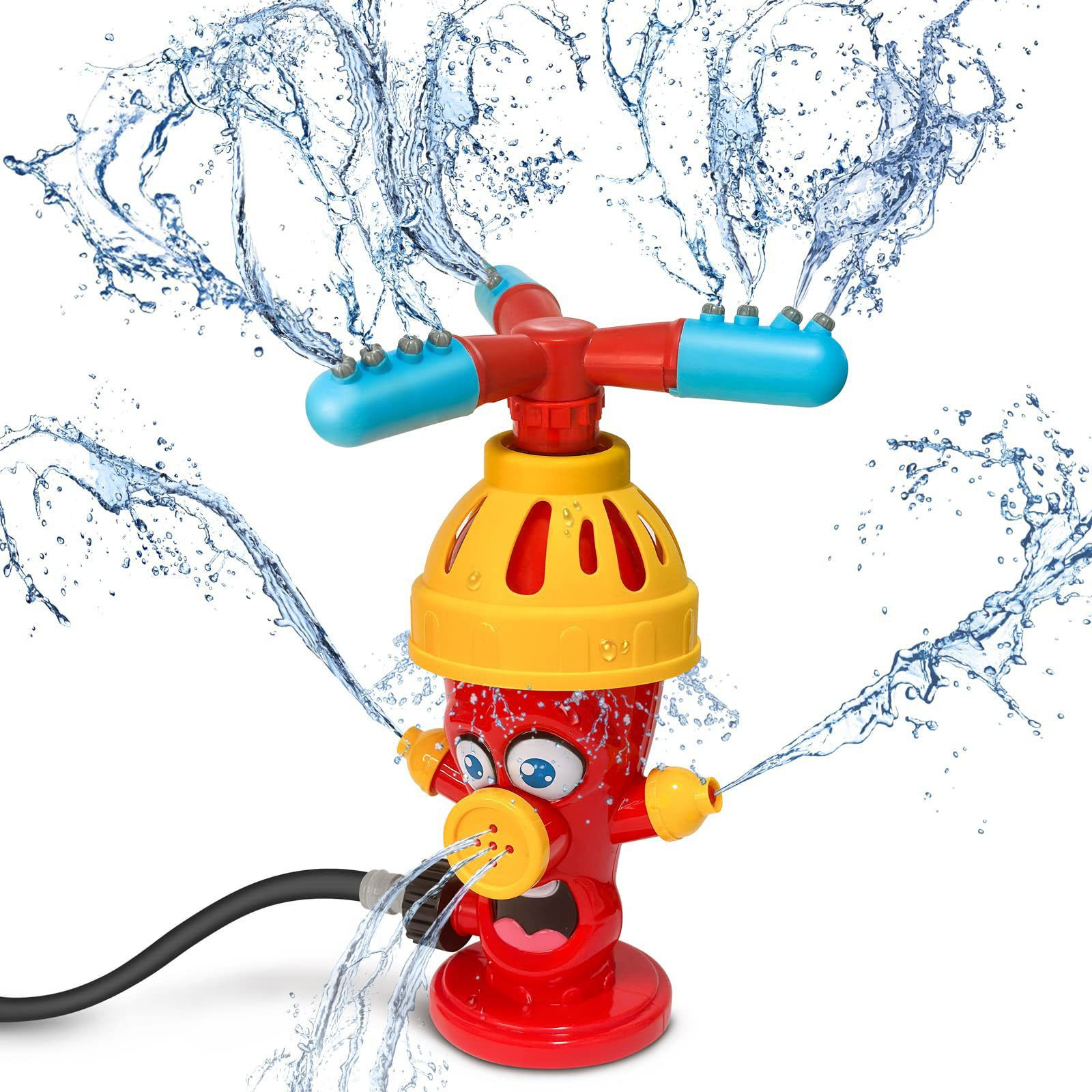 Water Spray Toy Hydrant Sprinkler Outdoor Backyard Garden Water Toys Summer Yard