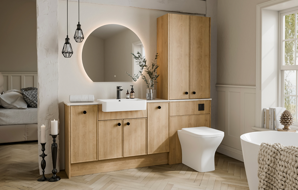 Origin Fitted Furniture | Elegant Shaker Style Bathroom Furniture | Leicester | Debright