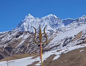 View of Trishul peak