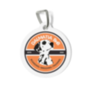 Dalmatia Breeding & Boarding Pet Tag — Personalized Dalmatian Dog ID Tag