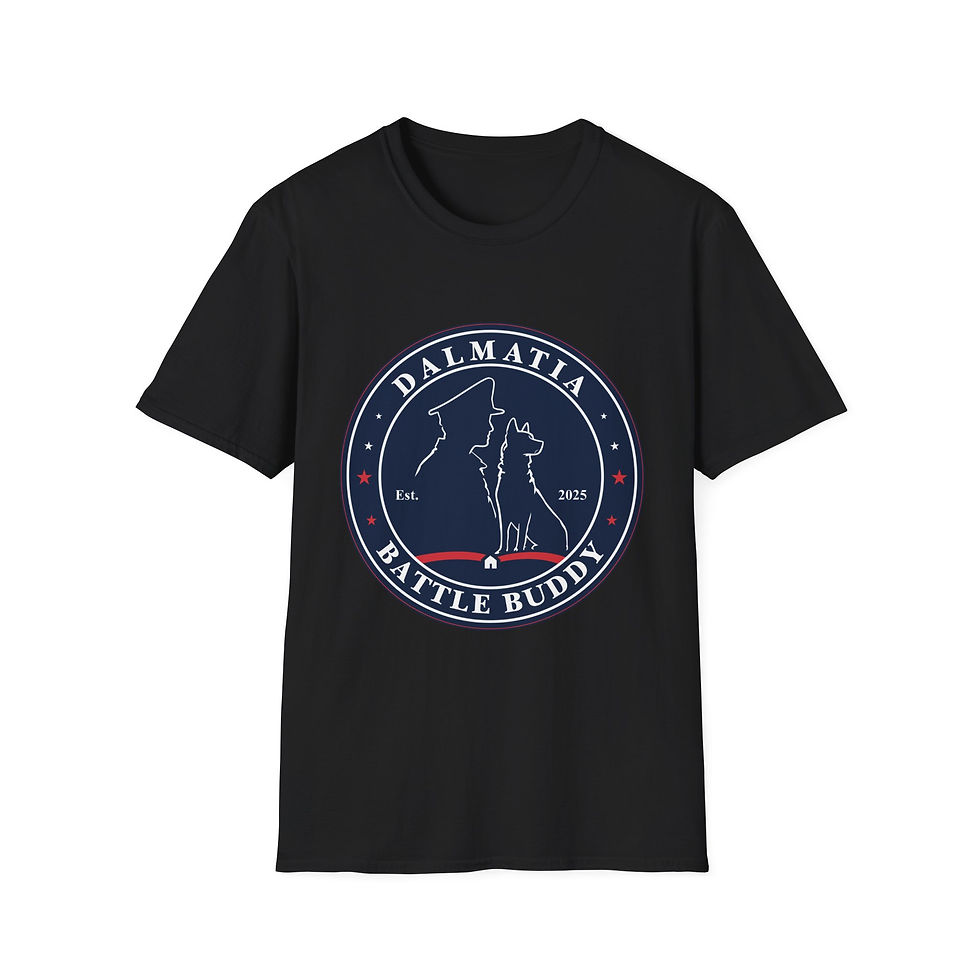 Thumbnail: Dalmatia K-9 Patrol Tee — 'Dalmatia' Badge Design