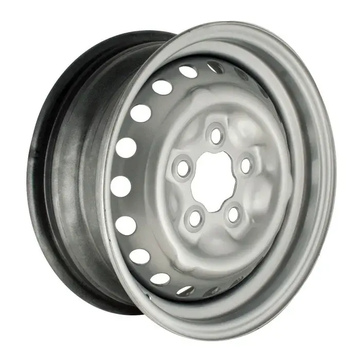 Steel Wheel, Silver, 5.5x14", 5x112 PCD, ET39: T2 Bay (71–79), T25 (80–92)