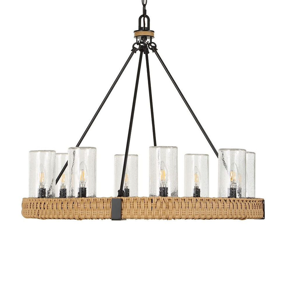 Thumbnail: Palm Royal, 8 Lt Indoor-Outdoor Chandelier