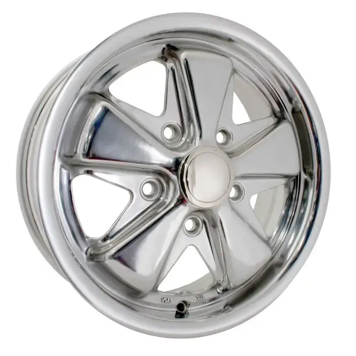 SSP Fooks Alloy Wheel Polished 5.5x15", 5x112 PCD, ET20: T2 Bay (71–79), T25 (80