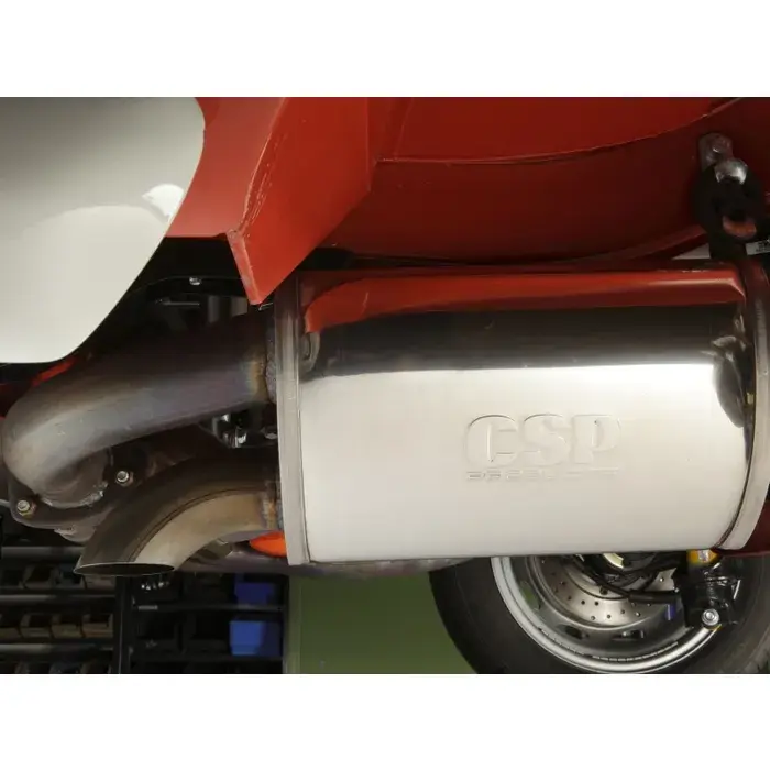 Thumbnail: CSP Python Stainless Steel Exhaust -78 Type4 into Split Screen 42mm: T2 Split Bu