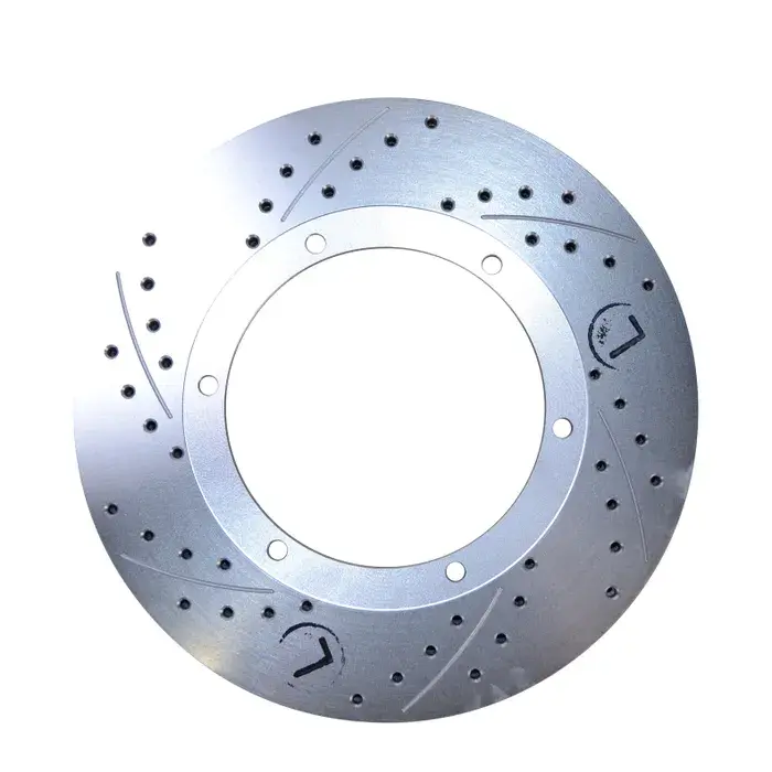 Thumbnail: CSP Cross Drilled 15'' Vented Front Brake Disc Left: Beetle (50-79), T2 Bay (68-