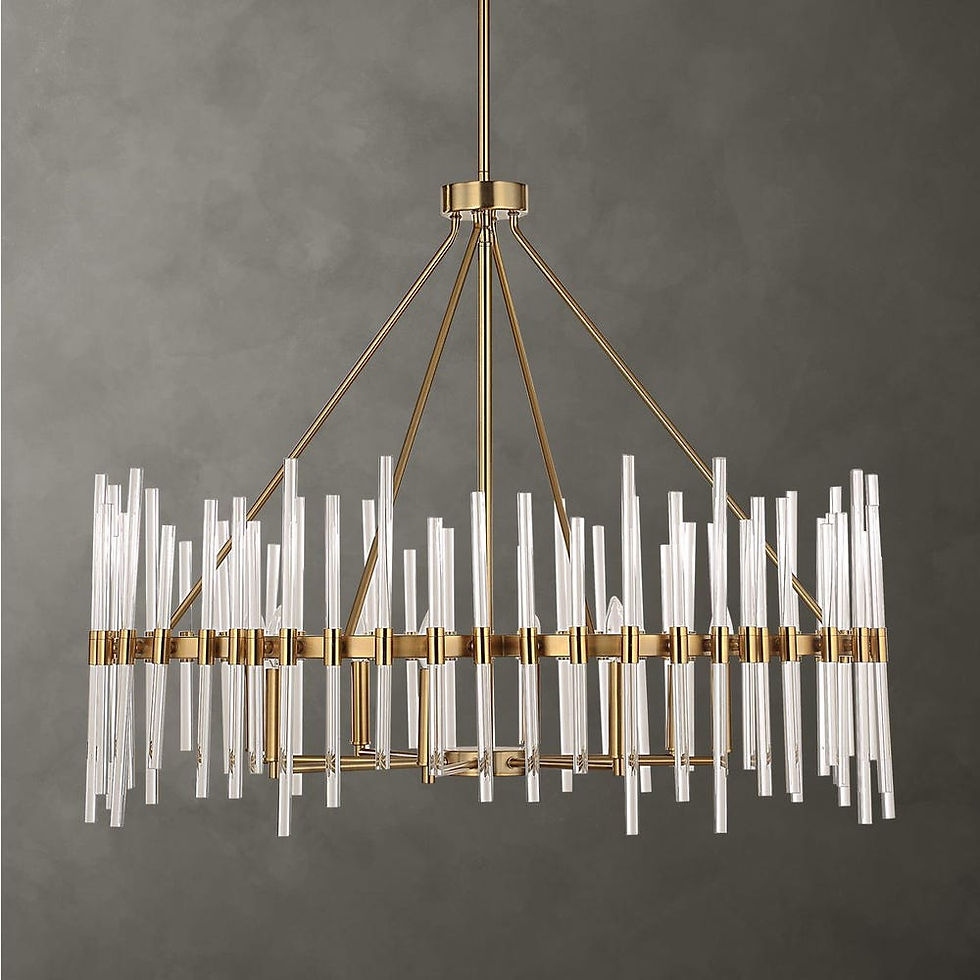 Thumbnail: Crystal Stick, 8 Lt Chandelier
