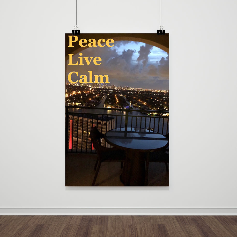 Peace. Live. Calm.