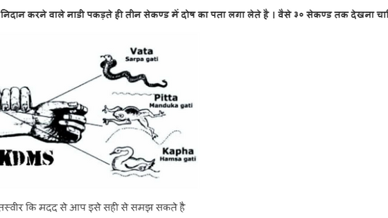 क्या हैं त्रिदोष  का मूल आधार ?नाड़ी परीक्षण या पल्स चेक करने की क्या प्रक्रिया है?क्या प्रभाव (लाभ -