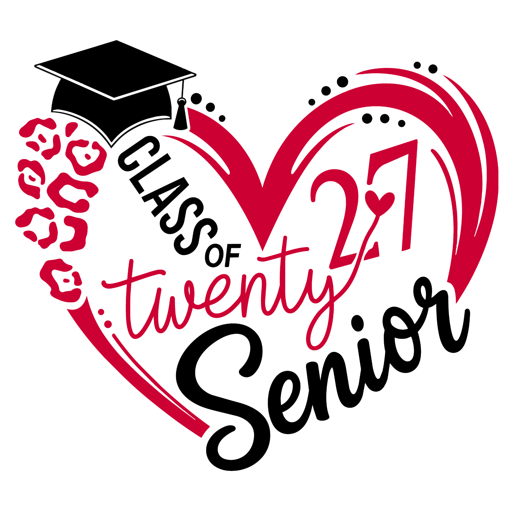 1464 Class Of 2027 Heart