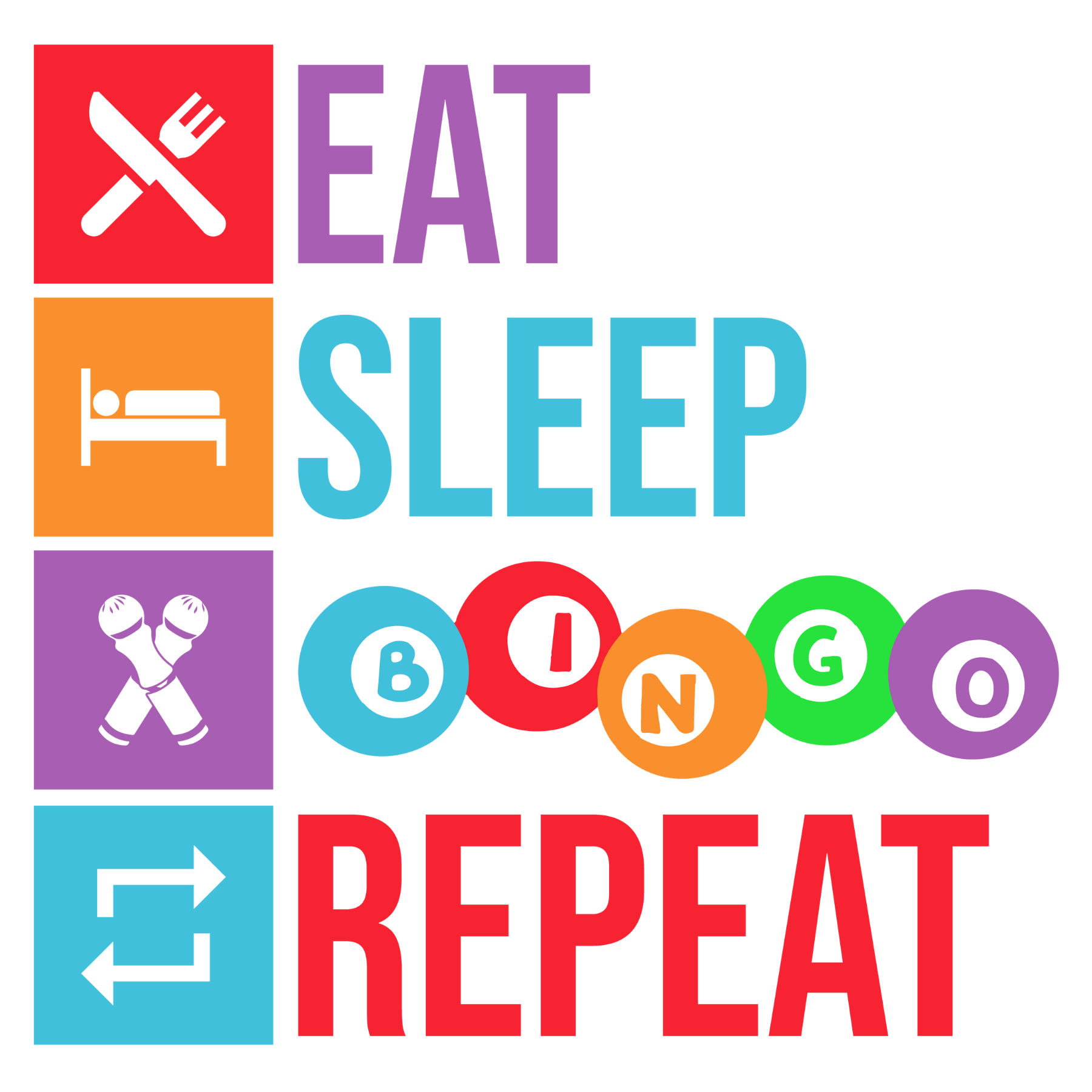 1252 Eat Sleep Bingo Repeat