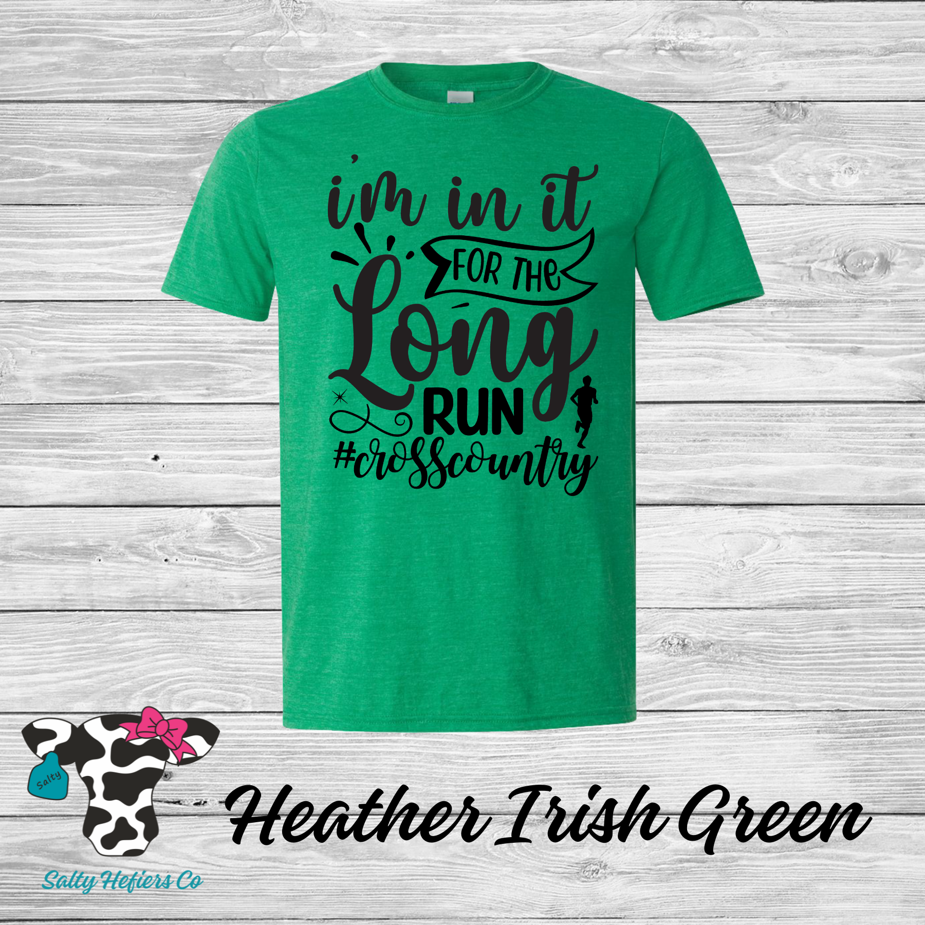 I'm In It For The Long Run #Cross Country - Adult T-Shirts
