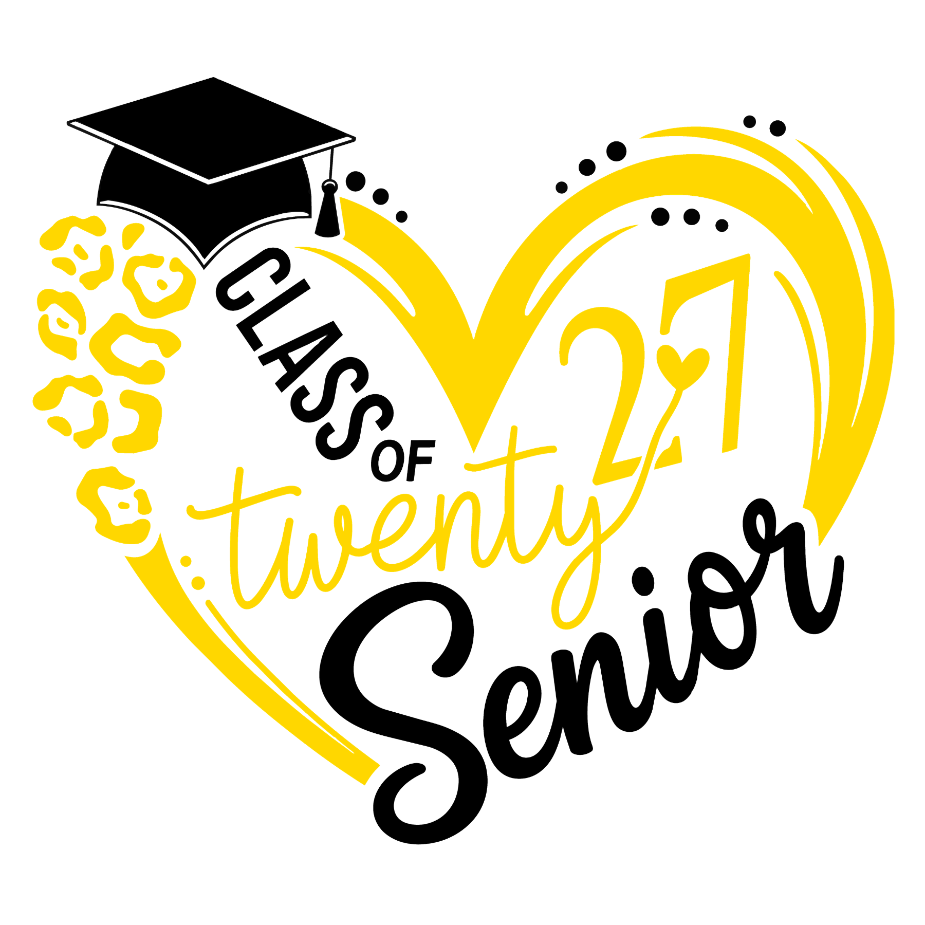 1464 Class Of 2027 Heart