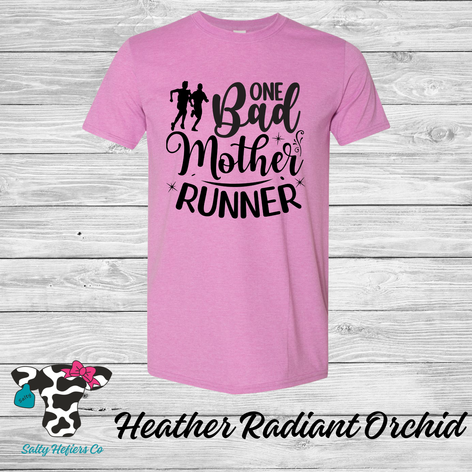 One Bad Mother Runner - Adult T-Shirts