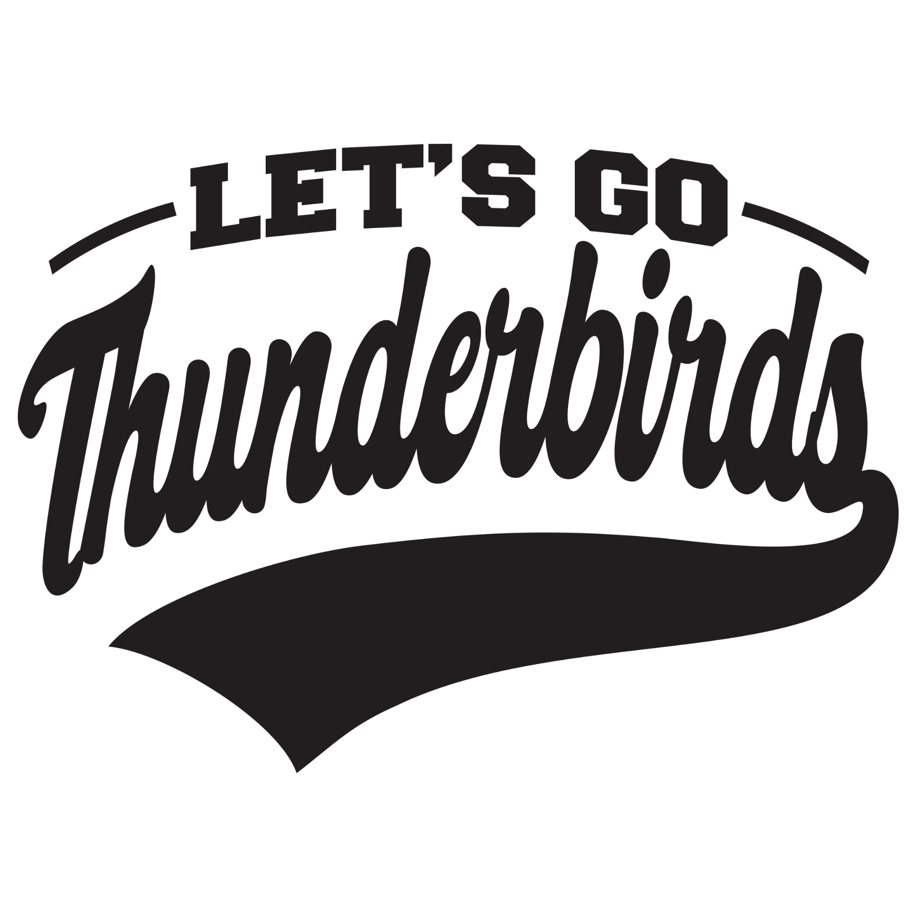 837 Let's Go Thunderbirds