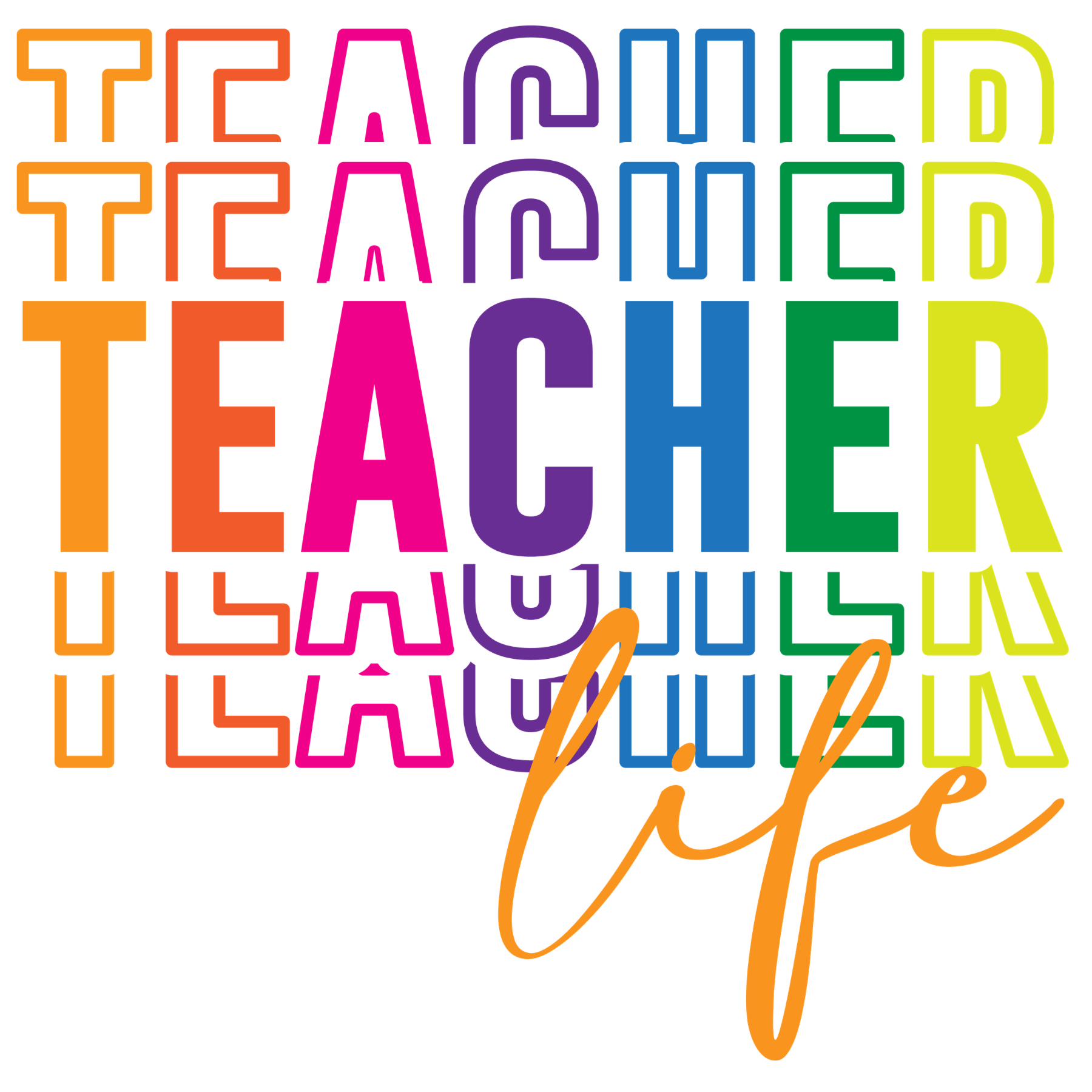 373 Teacher Life Stacked