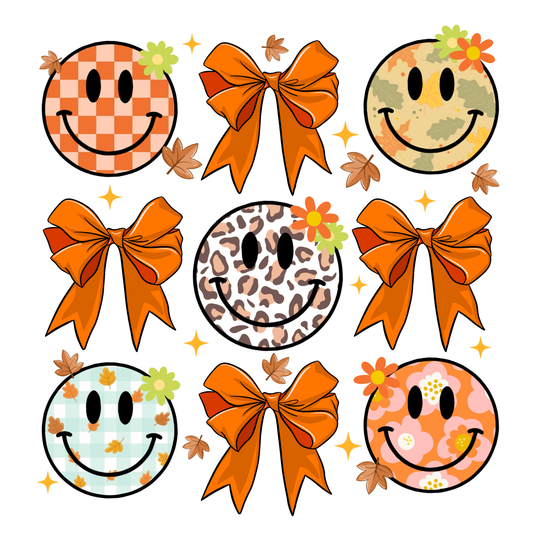 260 Bows and Smiley Faces