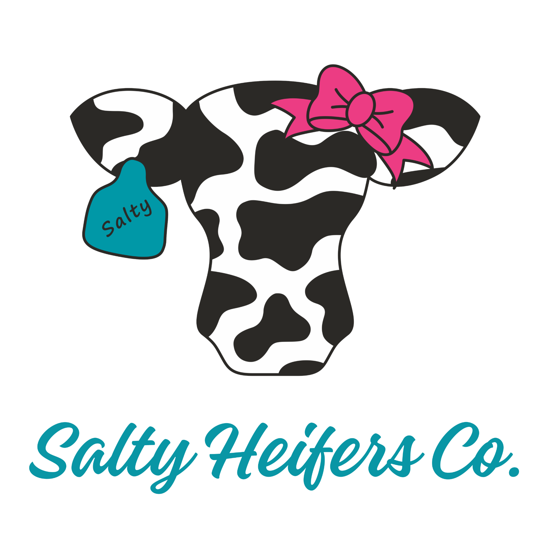 166 Salty Heifers Co. FRONT AND BACK