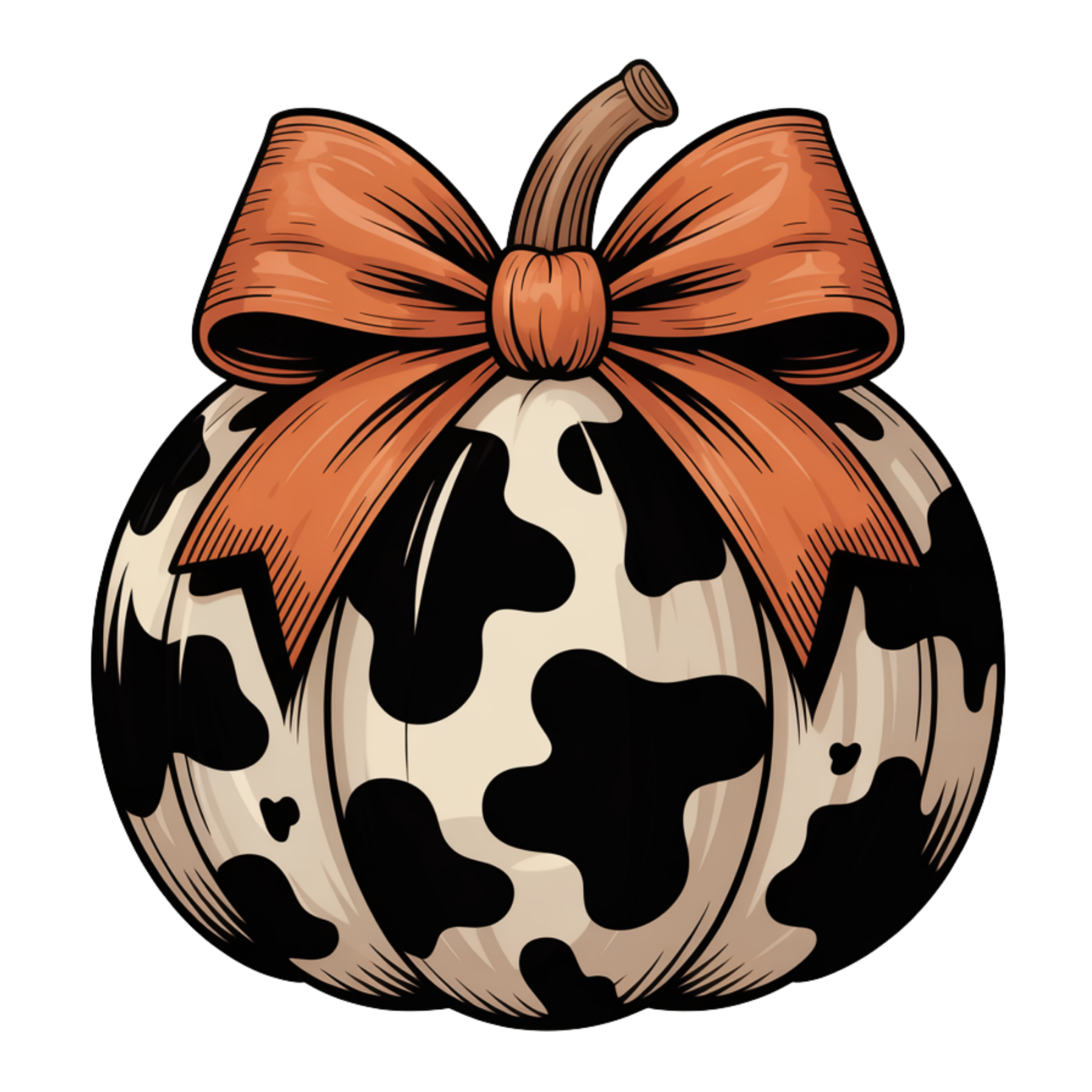 1117 Cow Pumpkin