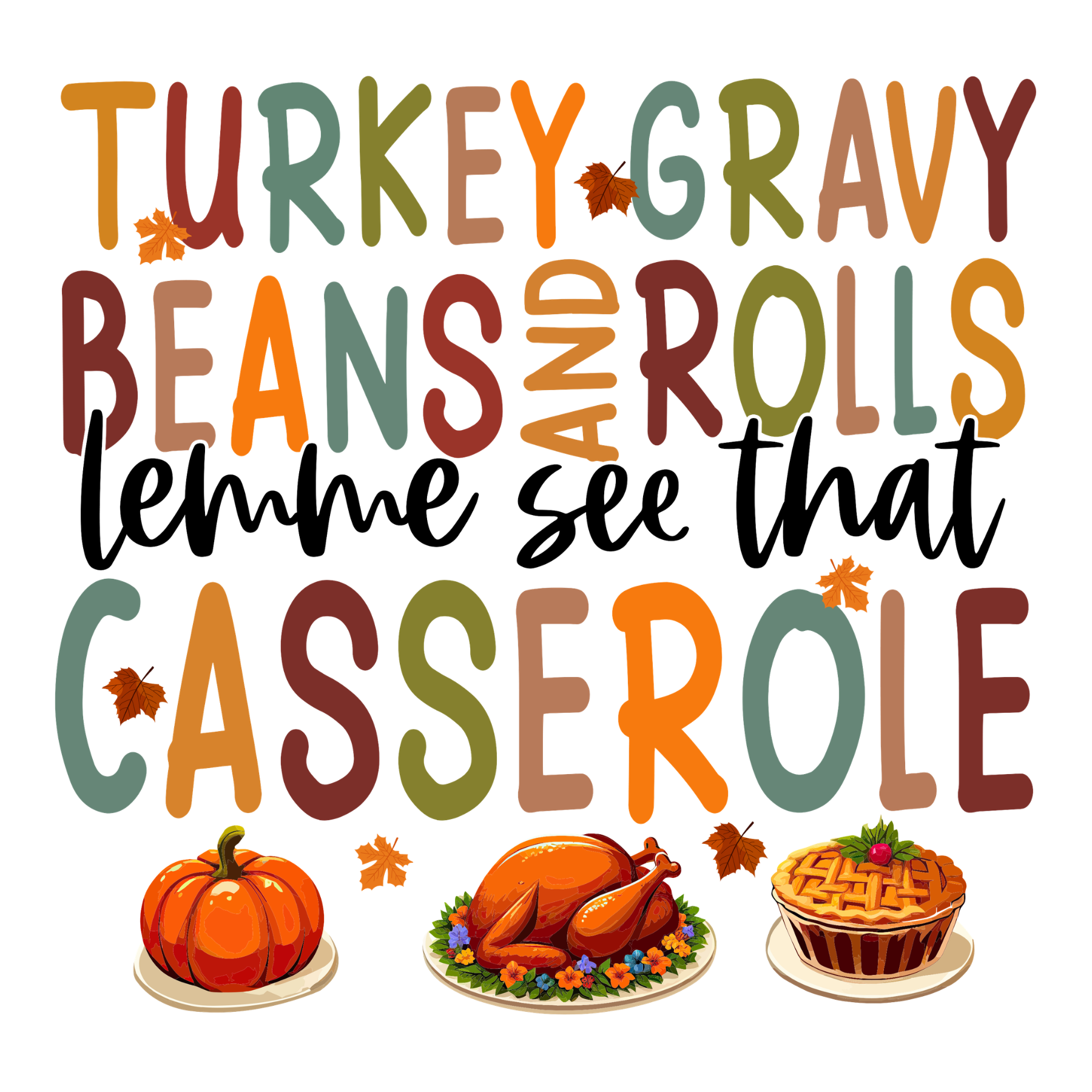 261 Turkey, Gravy, Beans, and Rolls