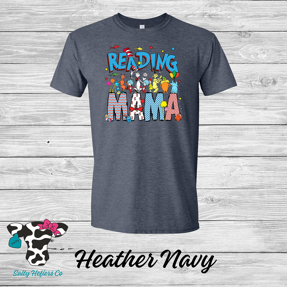 Reading Mama - Adult T-Shirts