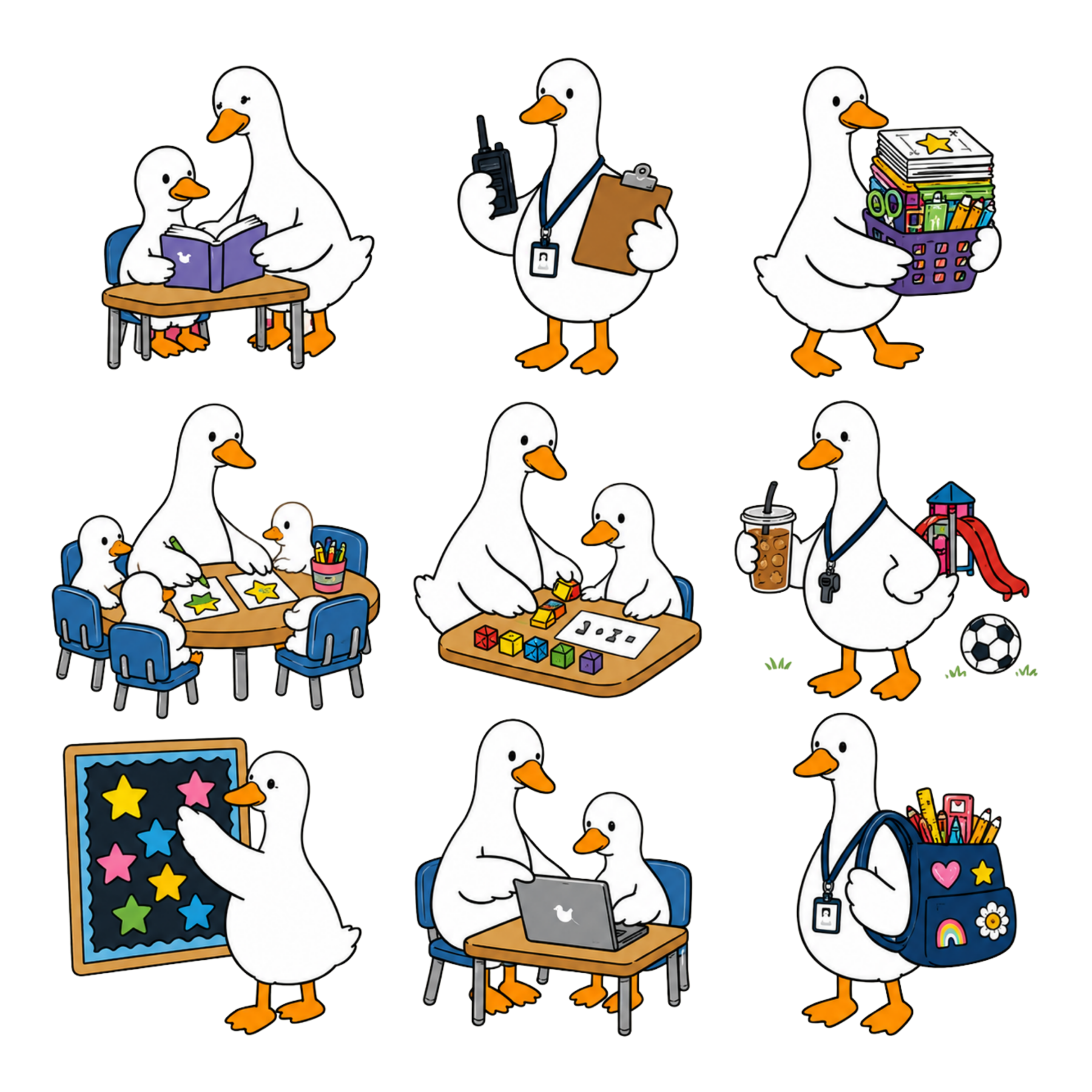 1447 School Ducks