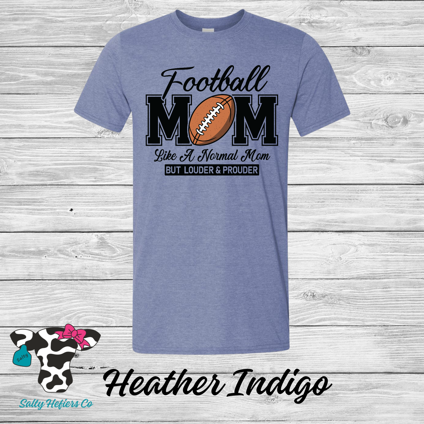 Football Mom Distressed - Adult T-Shirts