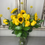 Thumbnail: "Miss Sassy" Dozen Yellow Roses w/Sunflowers
