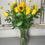Thumbnail: "Miss Sassy" Dozen Yellow Roses w/Sunflowers