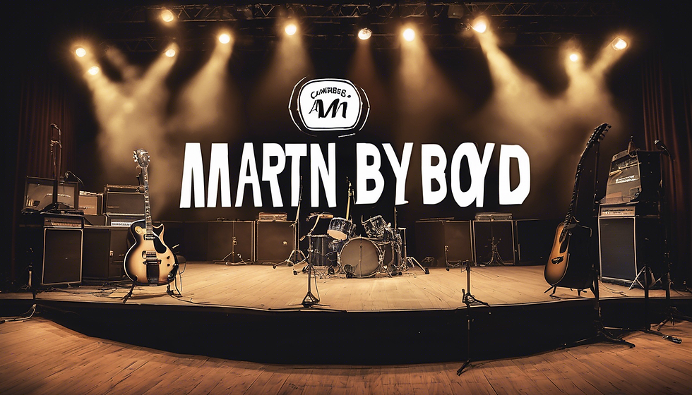 Martin Boyd live at Cambridge cmc