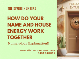 How Do Your Name and House Energy Work Together? Numerology Explanation!!