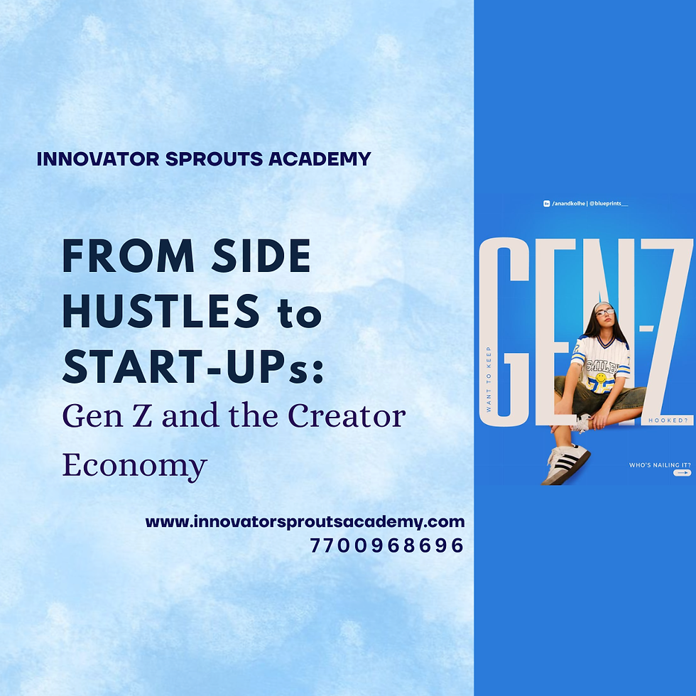 Gen Z creators turning side hustles into startups in the digital creator economy