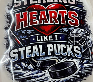 Stealing Hearts Theme V-Day DTF Transfer