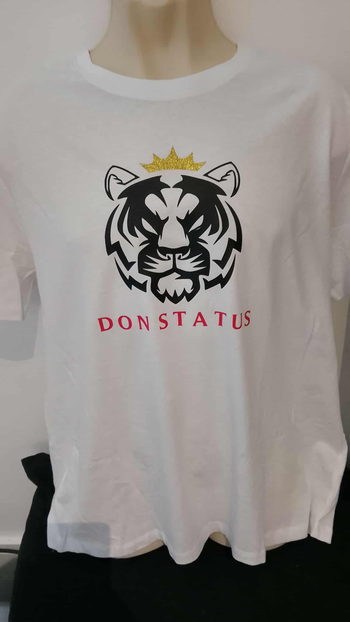 Don Status White Tee Lion