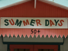 Photo of cottage nameplate
