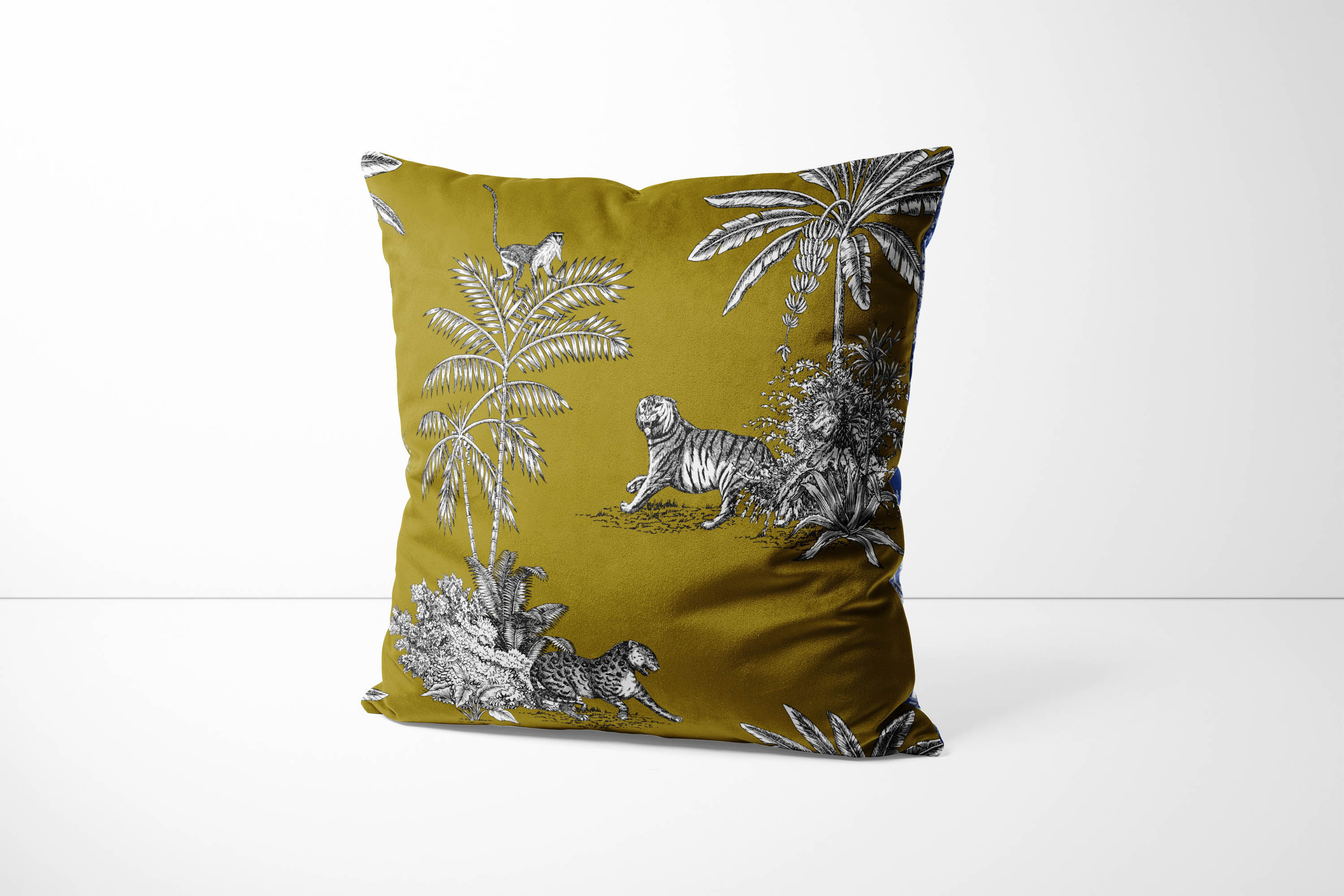 Jungle pattern gold & black