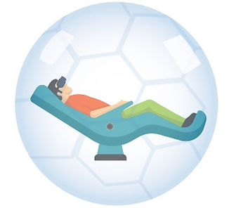 Serenity créé une bulle de déconnexion par l'immersion en réalité virtuelle pour se détendre, s'évader et réduire les effets du stress sur le corps