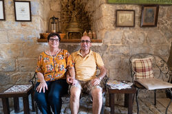 Rayek & Abir Hakim, the owners, taken by