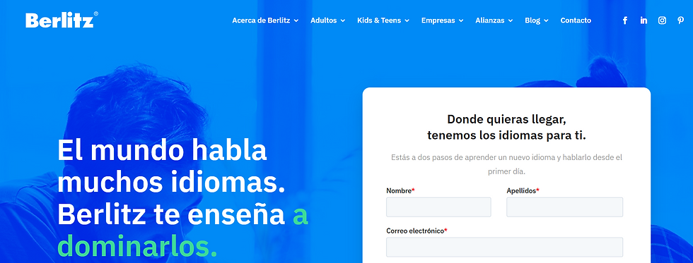 Berlitz Guatemala — cursos de inglés corporativos con instructores de fluidez nativa