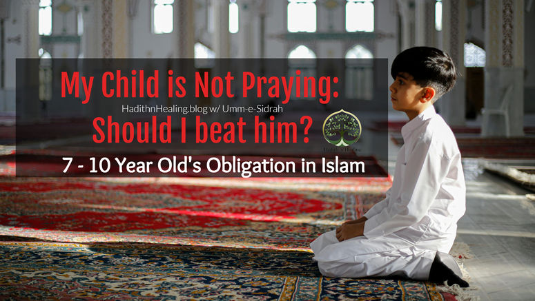 a child is on prayer mat