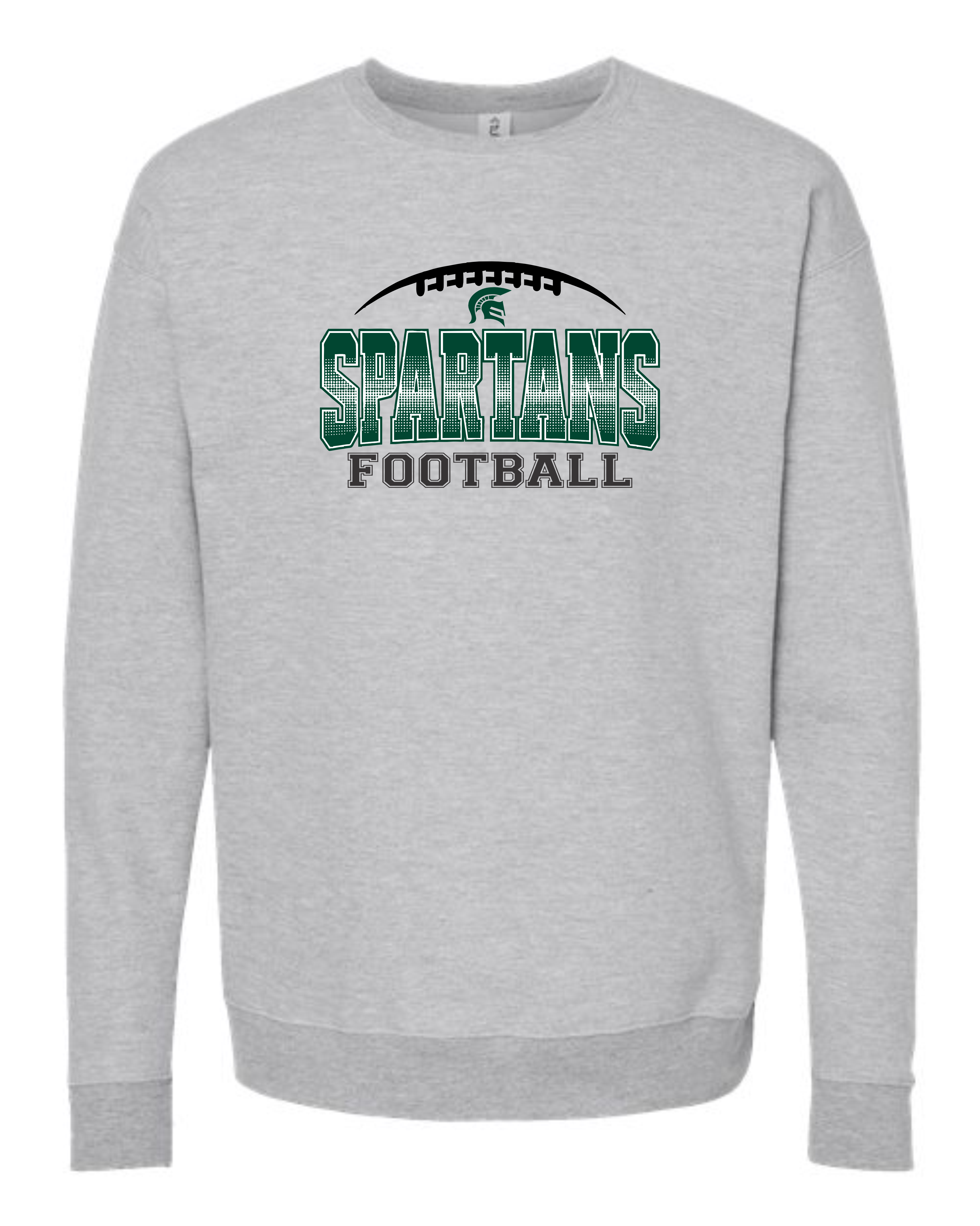 SPARTANS FOOTBALL CREWNECK SWEATSHIRT
