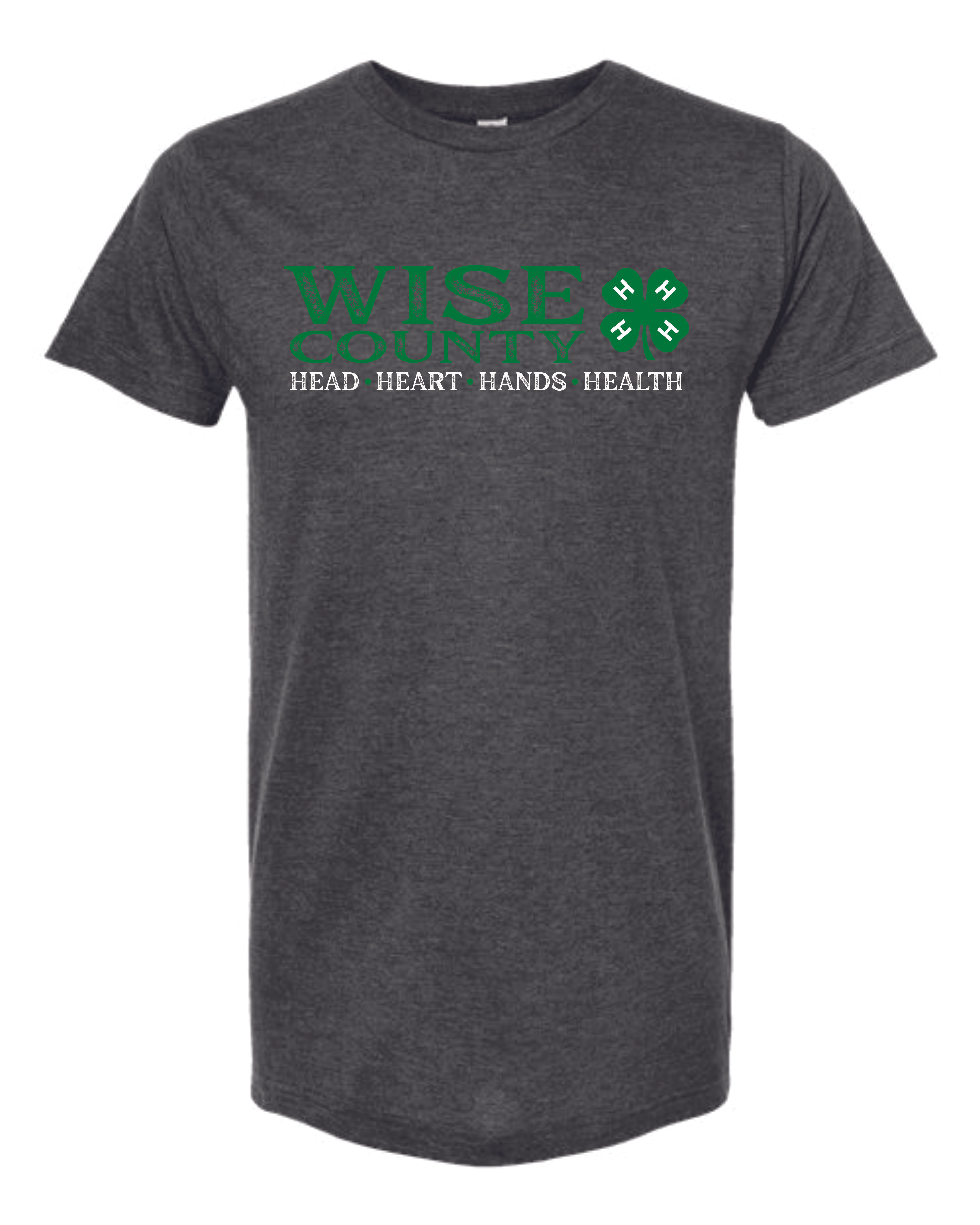 WISE COUNTY 4H HEATHER CHARCOAL T-SHIRT