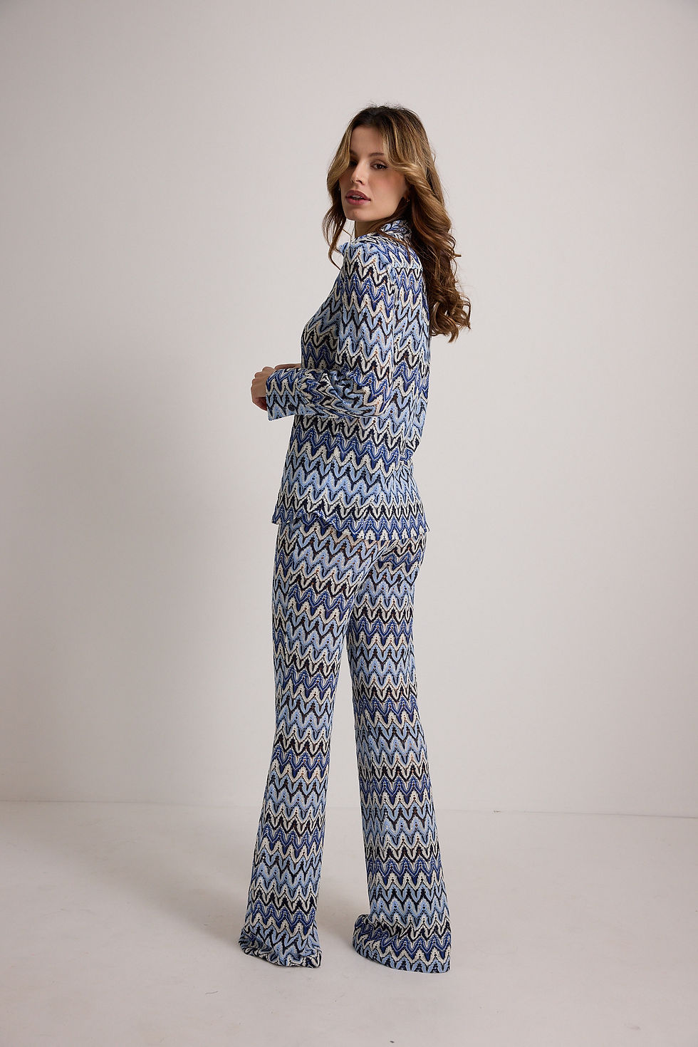 Miniatura: Pantalone fantasia geometrica 