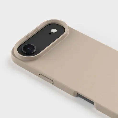 Thumbnail: Plantaardig telefoonhoesje – Tot 3 m valbescherming | Linnen Beige iPhone 17 AIR