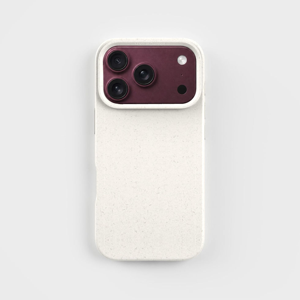 Plantaardig wit telefoonhoesje iPhone 18 Pro Max, foto 1
